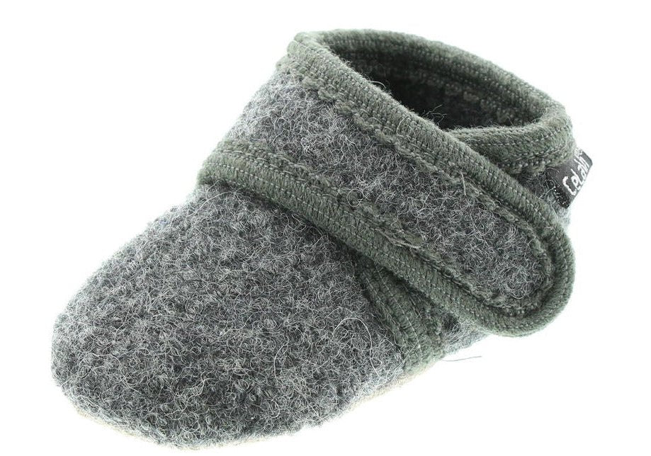 Celavi Krabbelschuhe/Finken aus Wolle - dark navy CeLaVi