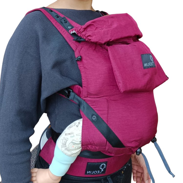 Leolin Mini Babytrage - Berry Leolin