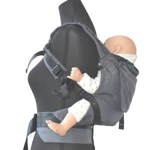 Leolin Mini Babytrage - grau Leolin