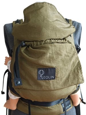 Leolin Mini Babytrage - Olive Leolin
