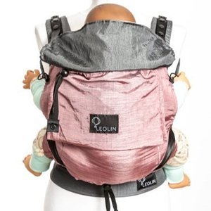 Leolin Mini Babytrage - Rose Melange / grau Leolin