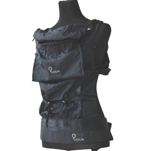 Leolin Mini Babytrage - Shiny Black Leolin