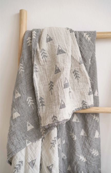 Limas Musselindecke 145x145cm - Alaska Anthrazit Limas