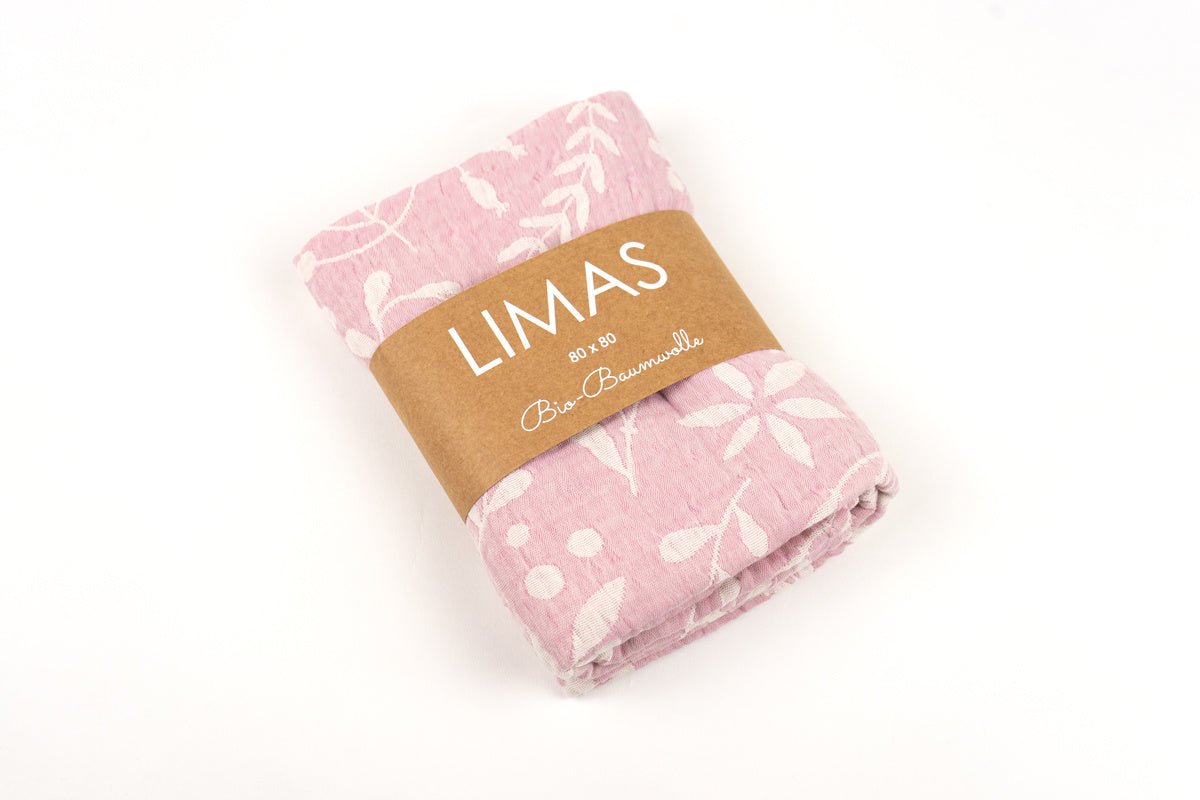 Limas Musselintuch - Flora Rosa 80x80cm Limas
