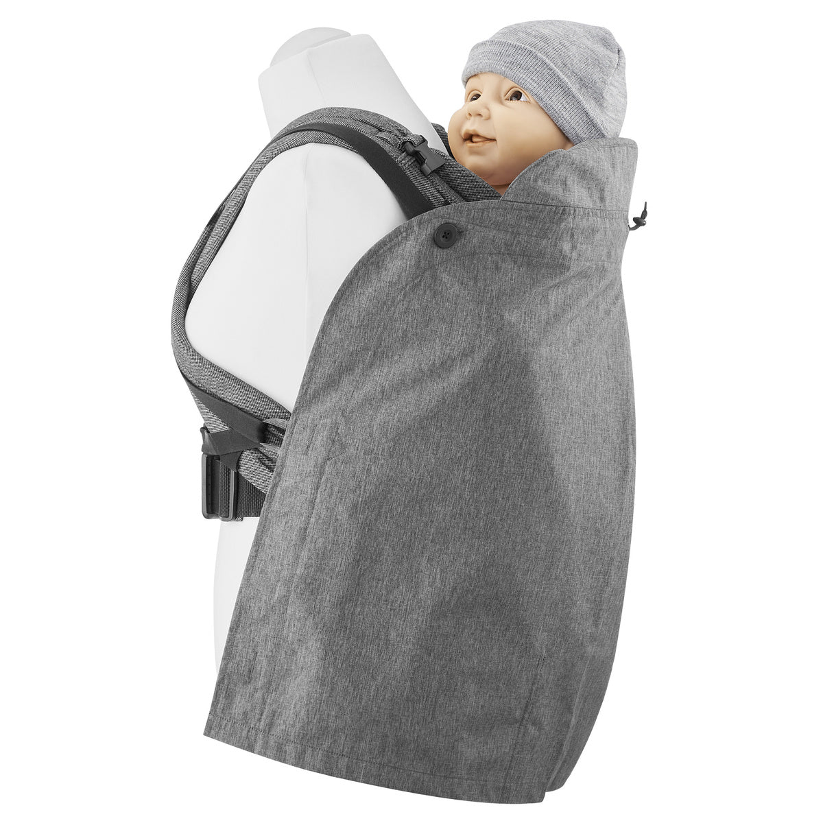 Mamalila Regenschutz TrageCover Shelter - Ice Grey mamalila