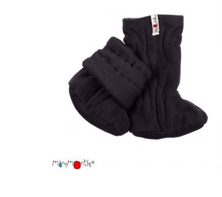 Many Month Winter Booties Foggy Black / Black Shell - Familienbande