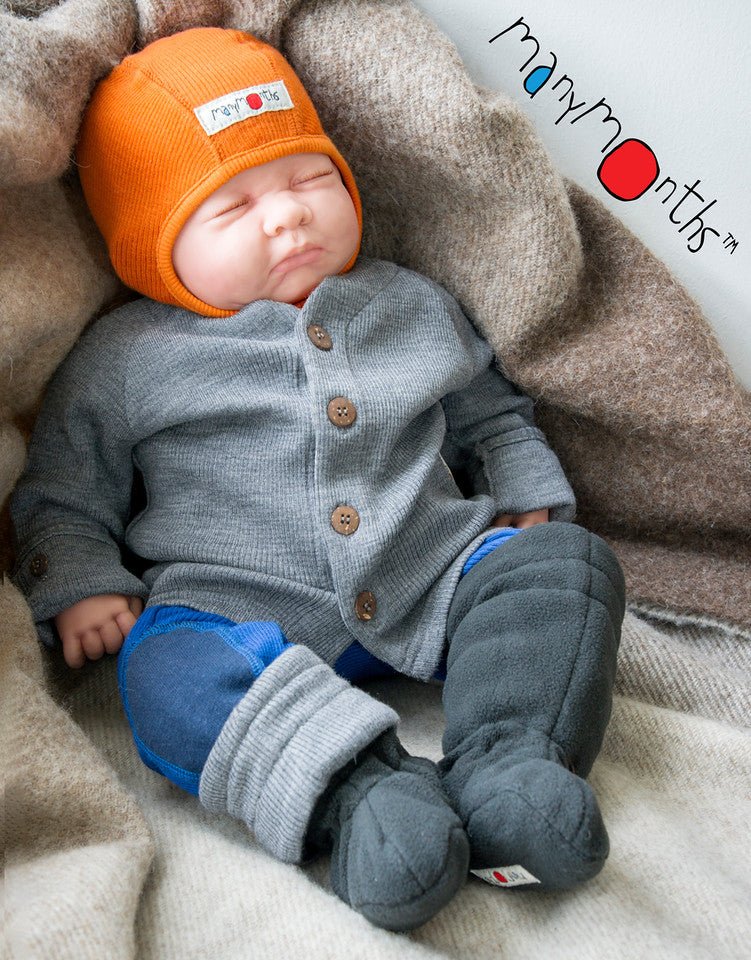 Many Month Winter Booties Mykonos Waters / Grey Shell - Familienbande
