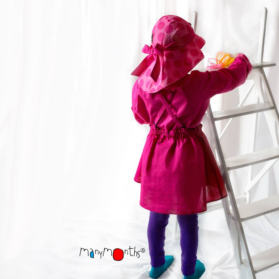 ManyMonths Adjustable Summer Hat mit Schleife natural ManyMonths