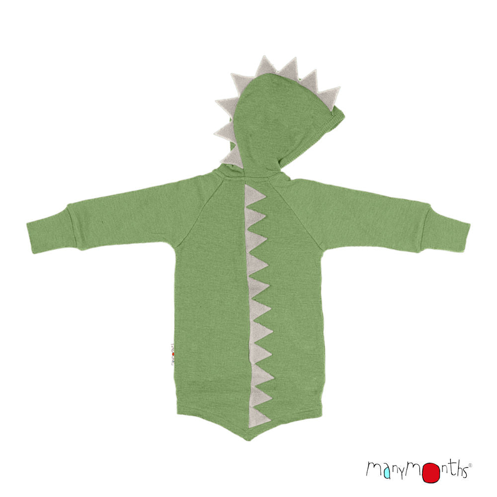 ManyMonths Dino Hoodie - Jade Green - Familienbande