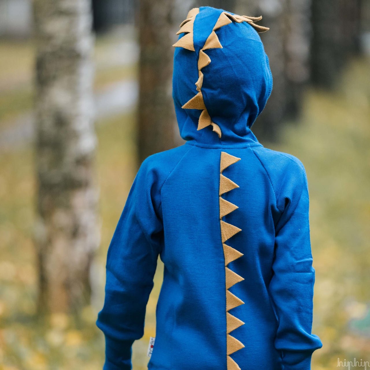 ManyMonths Dino Hoodie - Jade Green ManyMonths