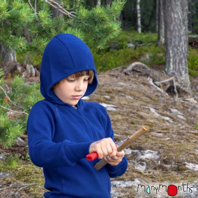 ManyMonths Hooded Zip Cardigan - Garden Moss Green ManyMonths