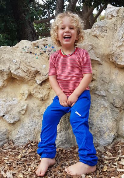 ManyMonths Kangaroo Pants Hanf - Blue Dusk ManyMonths