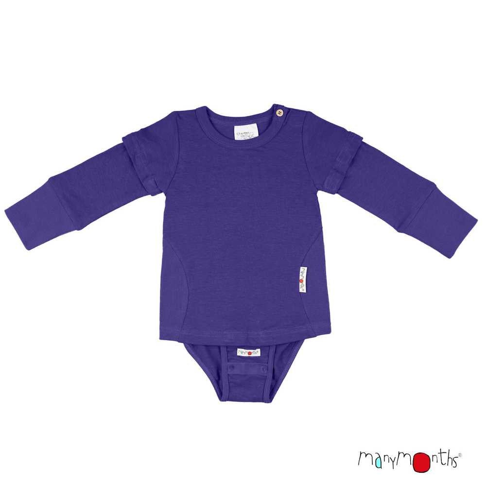 ManyMonths Long/Short Sleeve Body/Top Hanf - Blue Purple - Familienbande