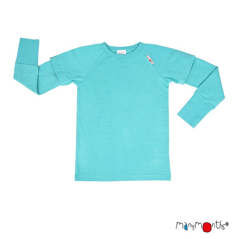 ManyMonths Long/Short Sleeve Shirt Hanf - Angel Turquoise ManyMonths