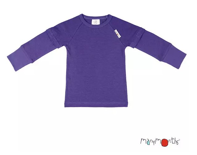 ManyMonths Long/Short Sleeve Shirt Hanf - Blue Purple ManyMonths