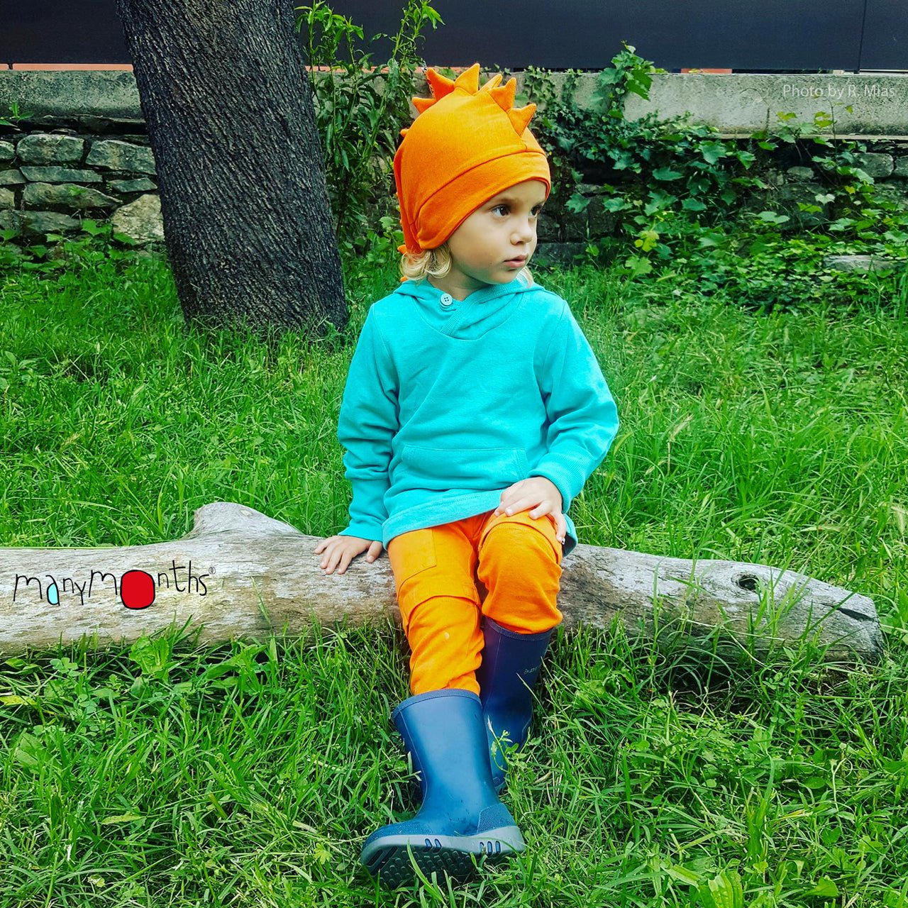 ManyMonths Long/Short Yoga Trousers Hanf - Peach Rose ManyMonths