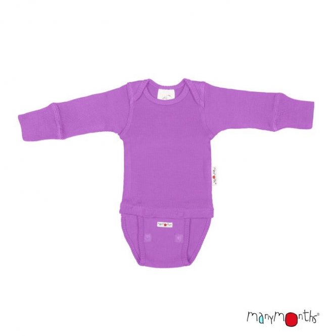 ManyMonths Natural Wollies Body/Shirt Long Sleeve Lavender Crystal ManyMonths
