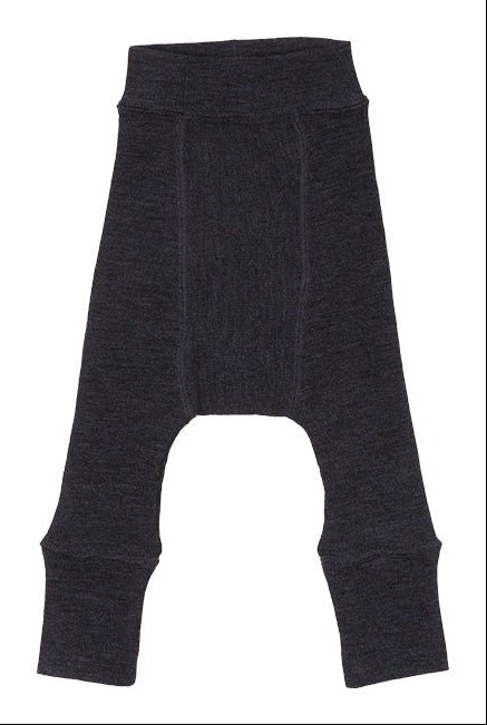 ManyMonths Natural Wollies Longies Foggy Black ManyMonths