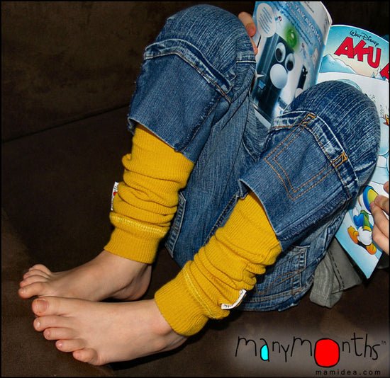 ManyMonths Natural Wollies Tubes for Arms ans Legs Silver Cloud ManyMonths