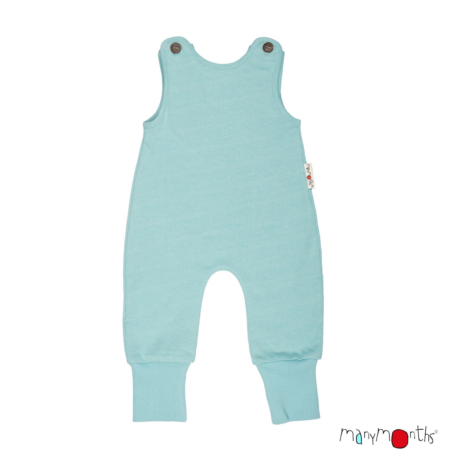 ManyMonths Romper Playsuit Hanf - Angel Turquoise ManyMonths