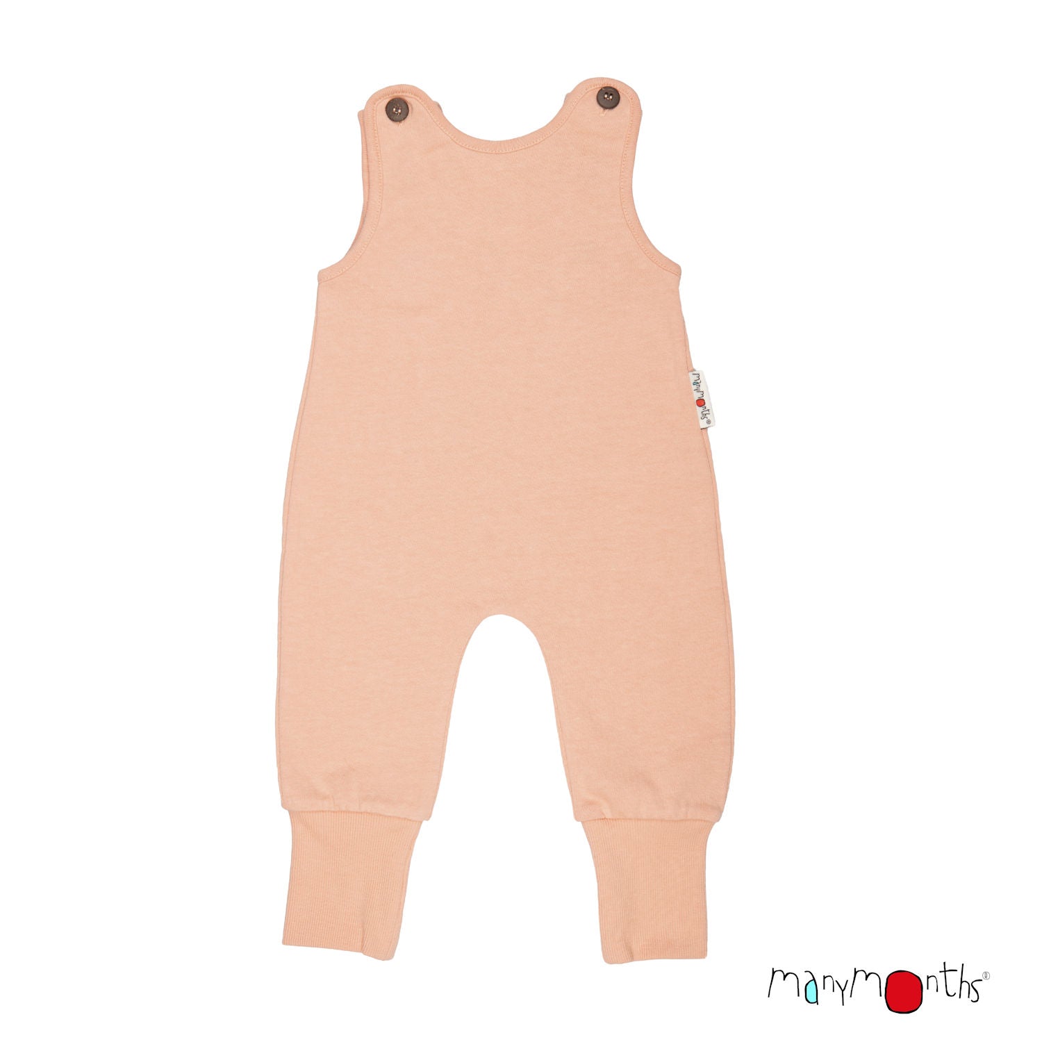 ManyMonths Romper Playsuit Hanf - Apricot Cheese ManyMonths