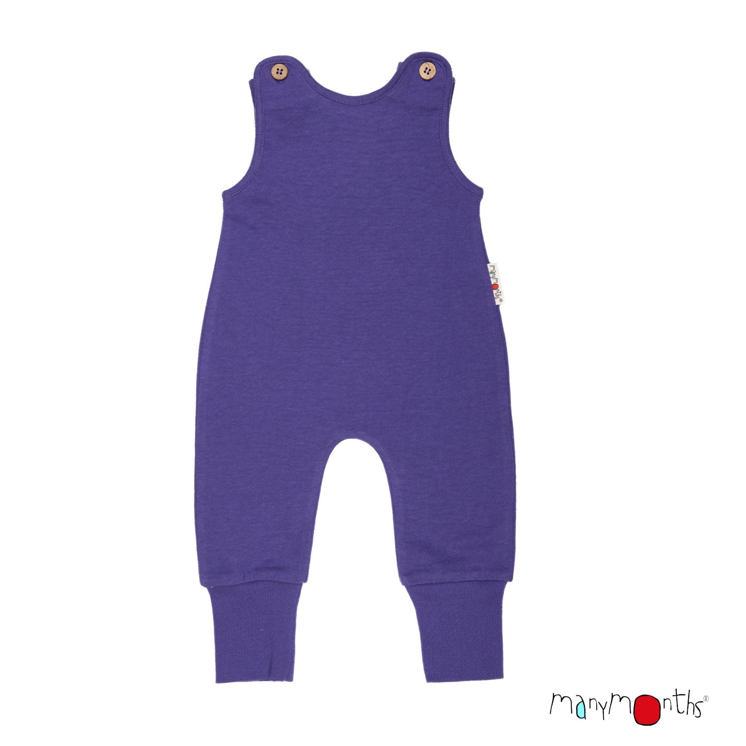 ManyMonths Romper Playsuit Hanf - Blue Purple ManyMonths