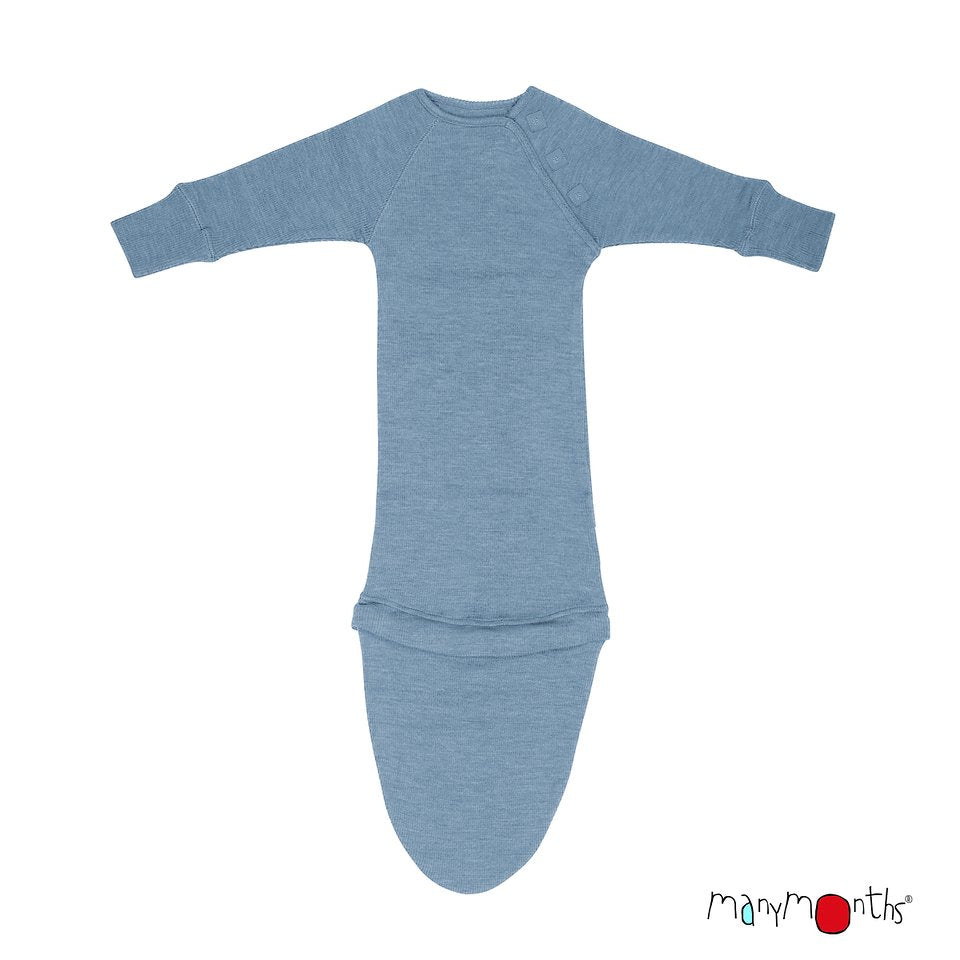 ManyMonths Schlafsack mit Verlängerung - Blue Mist - Familienbande