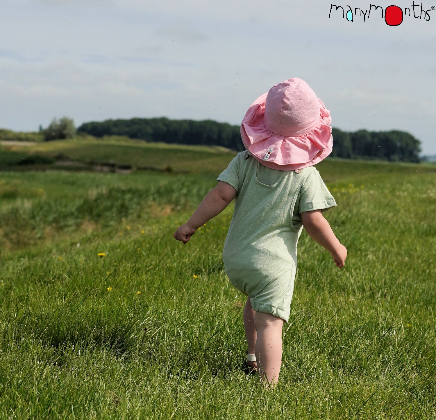 ManyMonths Summer Hat Eco Hanf Bonny - Golden Straw ManyMonths