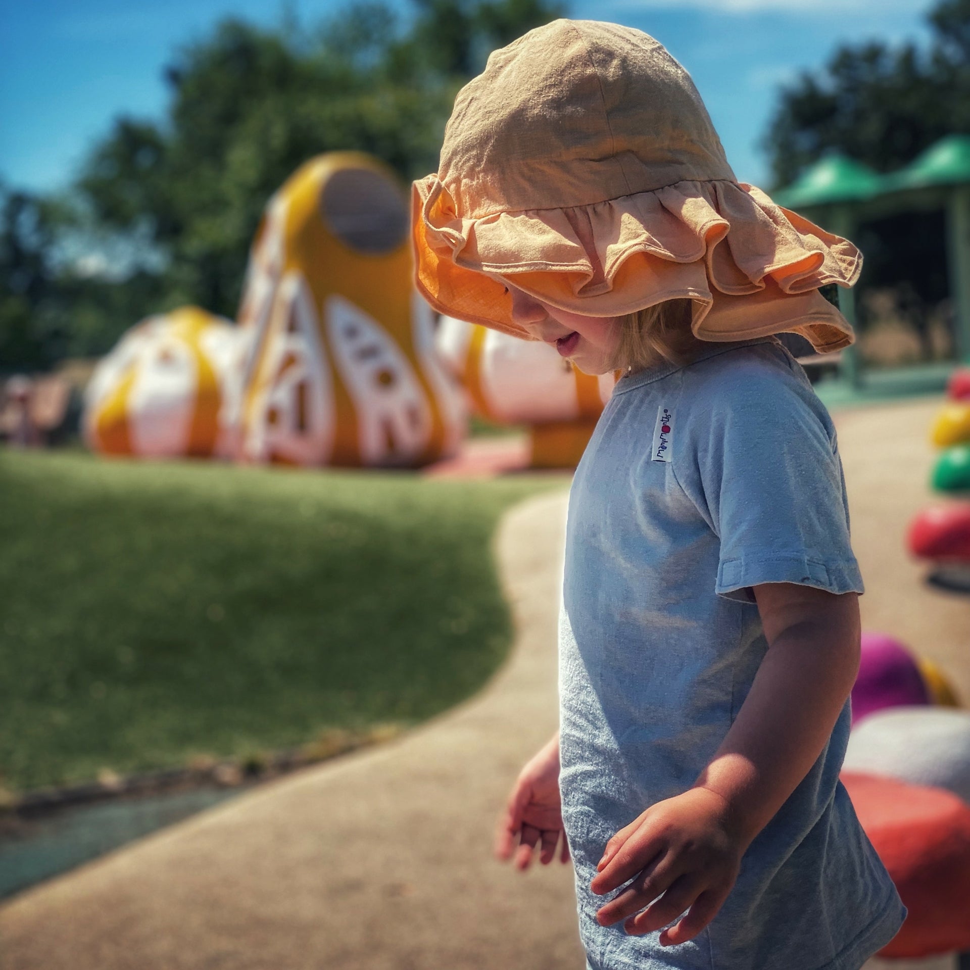 ManyMonths Summer Hat Eco Hanf Bonny - Golden Straw ManyMonths