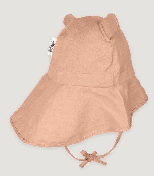 ManyMonths Summer Hat Eco Hanf mit Ohren - Apricot Cheese ManyMonths