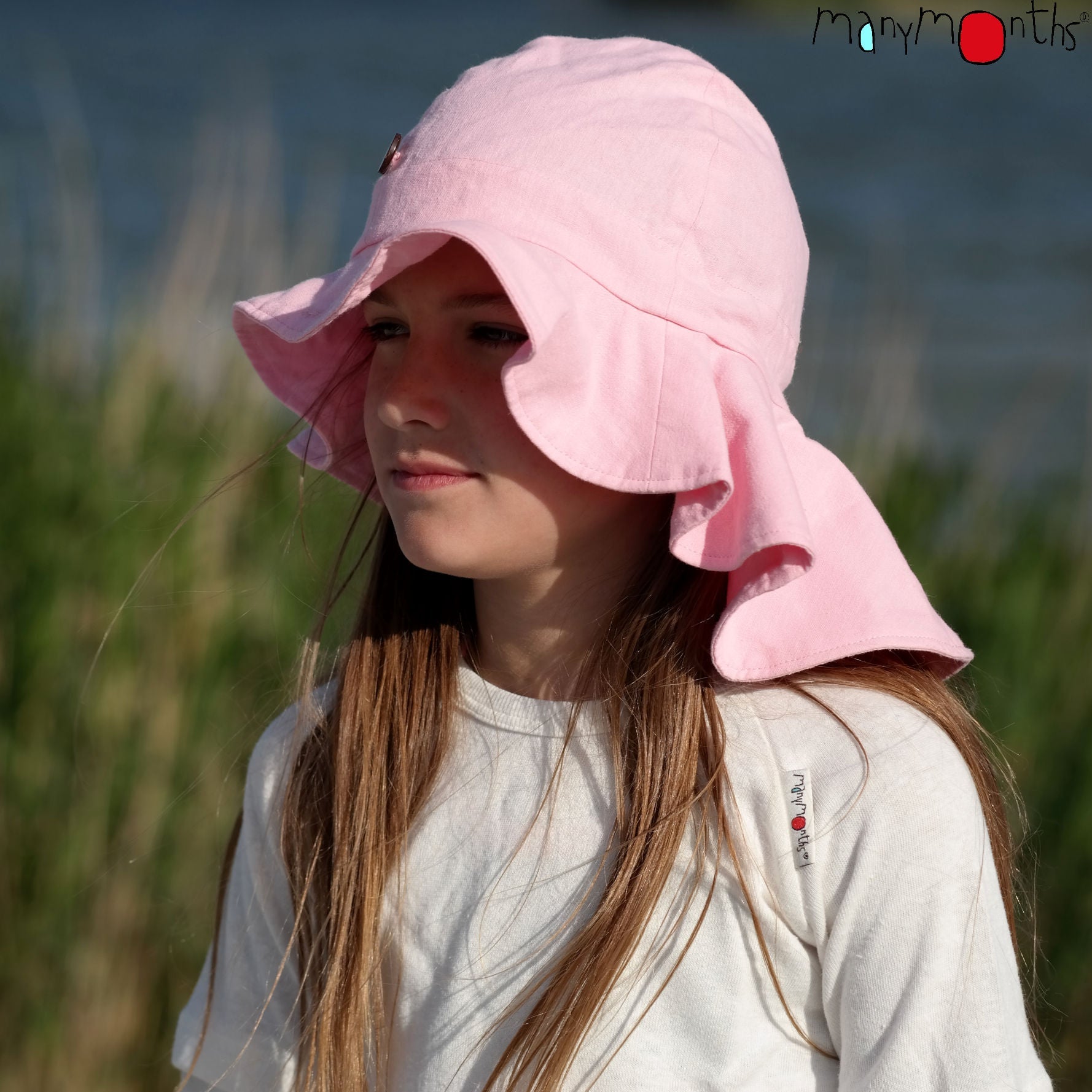 ManyMonths Summer Hat Eco Hanf Wave - Paradise Orchid - Familienbande