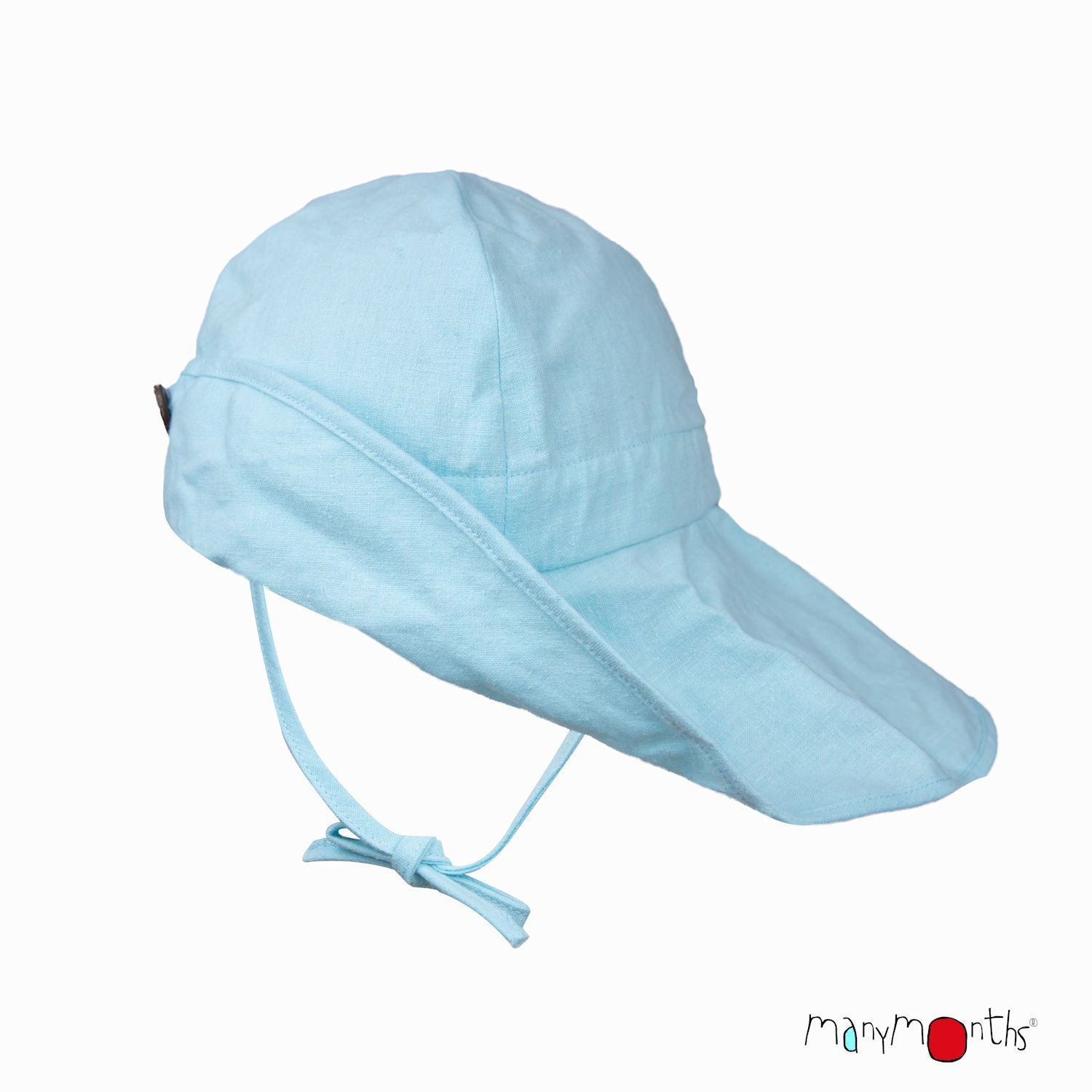 ManyMonths Summer Hat Light Hanf (Mütze) - Pool Turquoise ManyMonths
