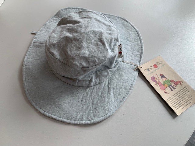 ManyMonths Traveller Hat Eco Hempie - silver blue ManyMonths