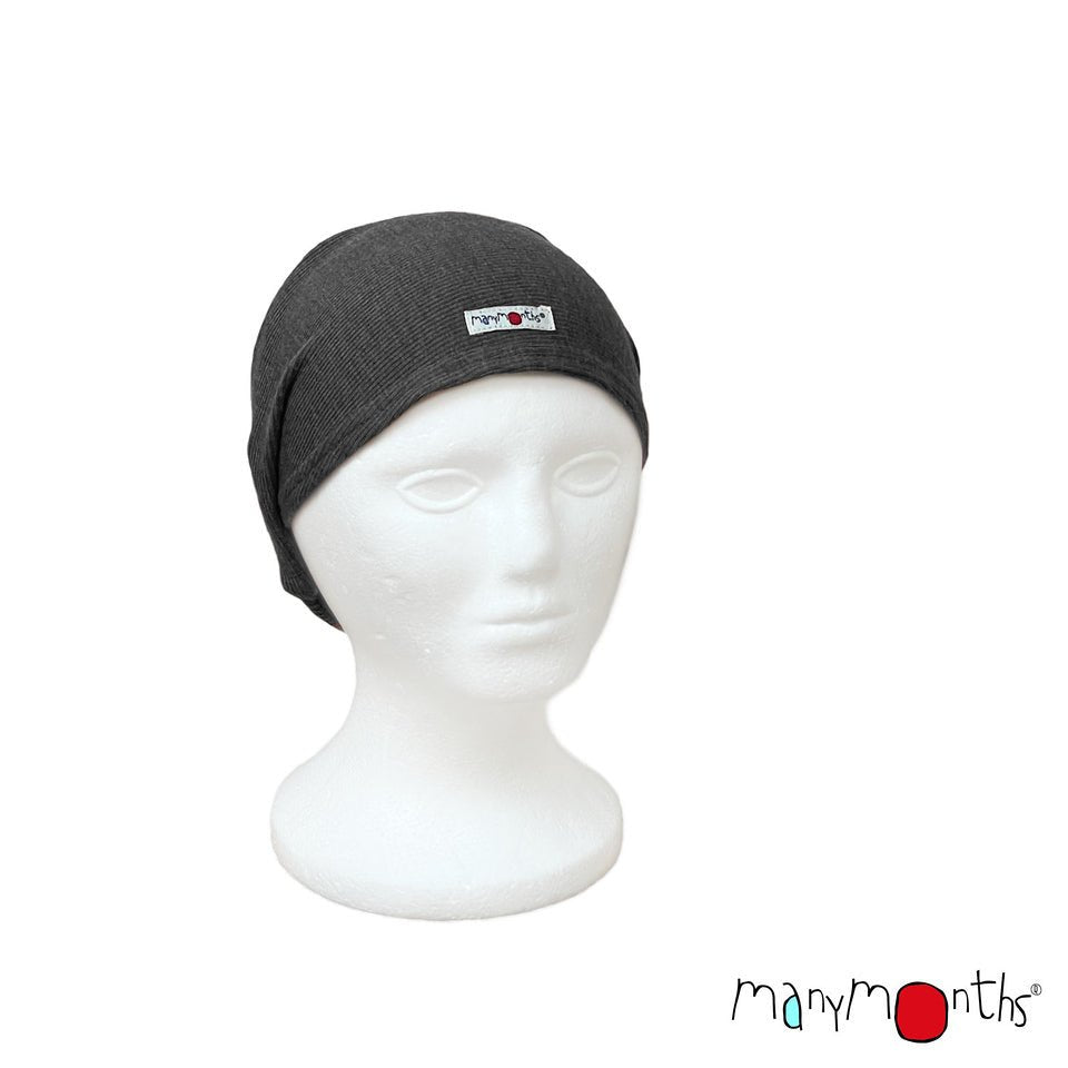 Manymonths Woll Haarband - Harmony Headband - Foggy Black ManyMonths