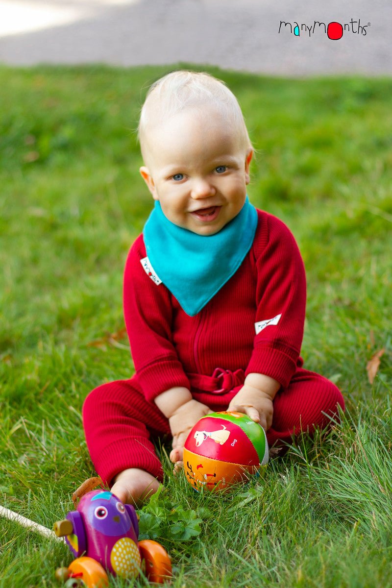 ManyMonths Woll-Overall Earth Red ManyMonths