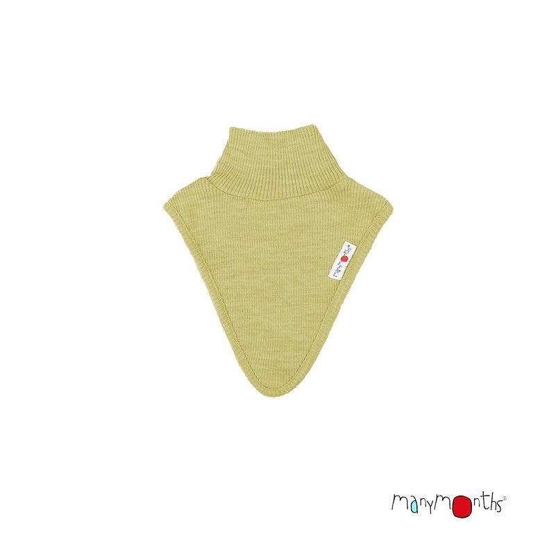 ManyMonths Woll-Schalkragen (Dickie) - Pea Purée ManyMonths