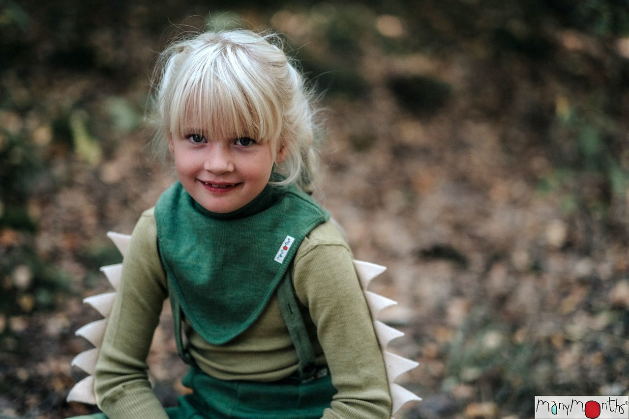 ManyMonths Woll-Schalkragen (Dickie) - Pea Purée ManyMonths