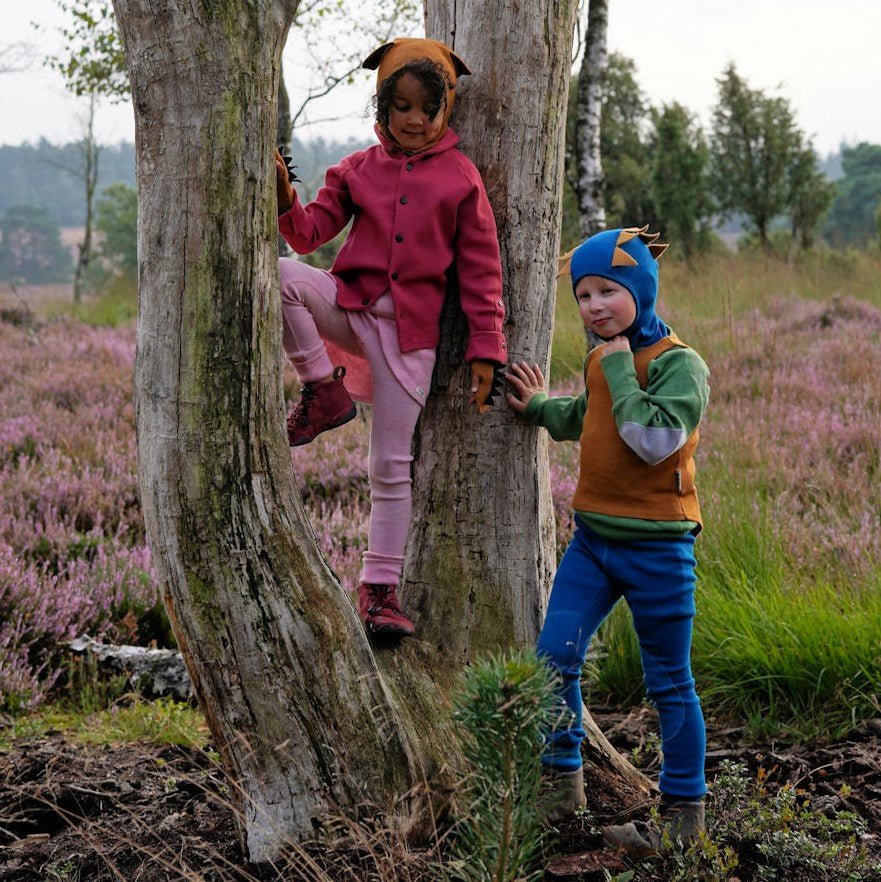 ManyMonths Woolies Elephant Hood Puppy Ears - Wintermütze - Mykonos Waters ManyMonths