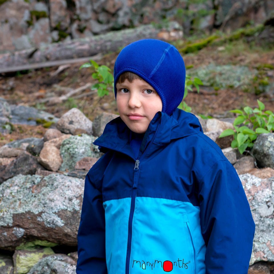 ManyMonths Woolies Elephant Hood - Wintermütze - Sea Grotto ManyMonths