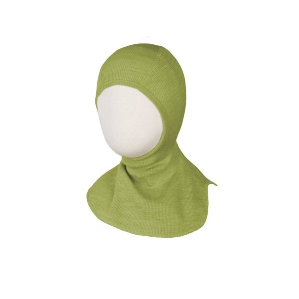 ManyMonths Woolies Elephant Hood - Wintermütze - Pea Purée ManyMonths