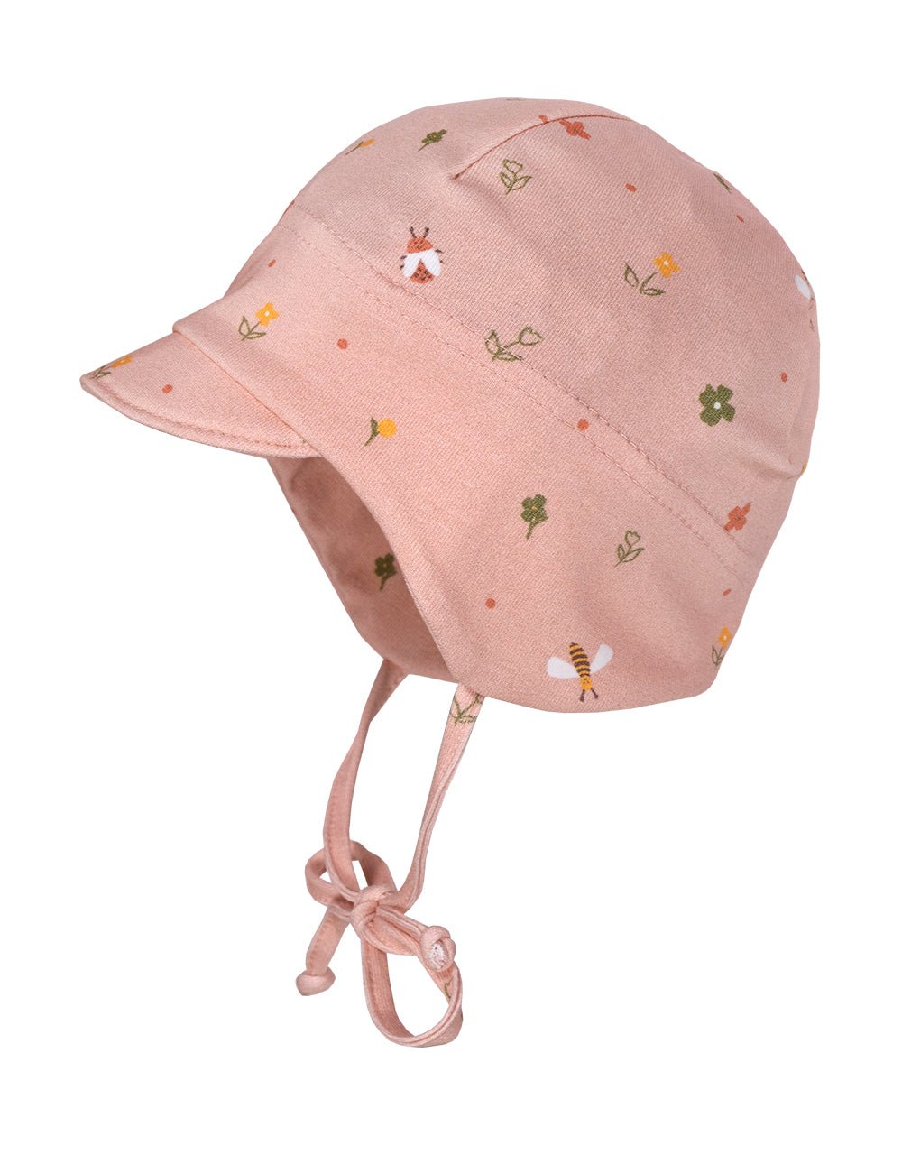 Maximo Baby-Schildmütze Jersey - marmorrosa-grün maximo