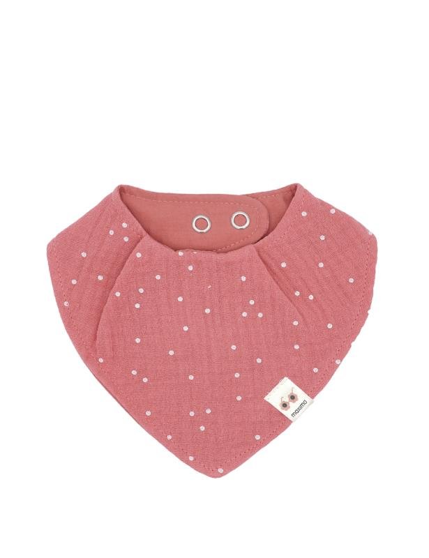 Maximo Baby-Tuch Musselin - rust-weiss-punkte maximo