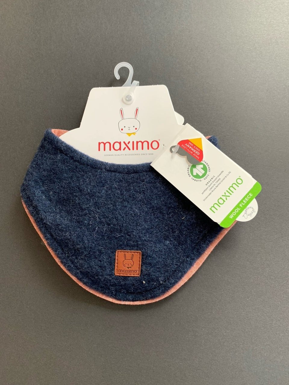 Maximo Baby-Tuch Wollfleece - bombay brown maximo