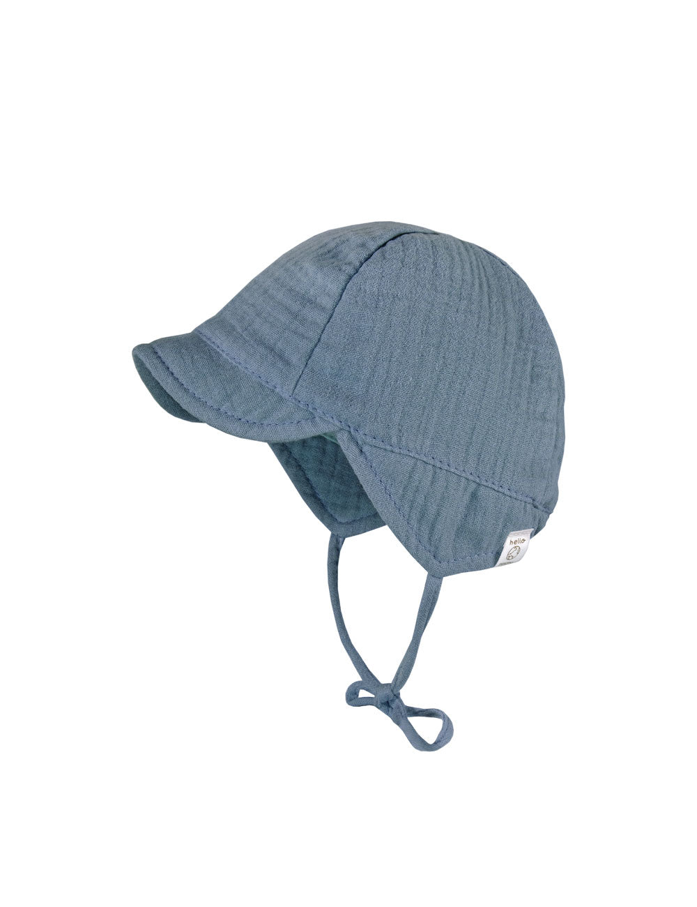 Maximo Babymütze aus Musselin - jeans maximo