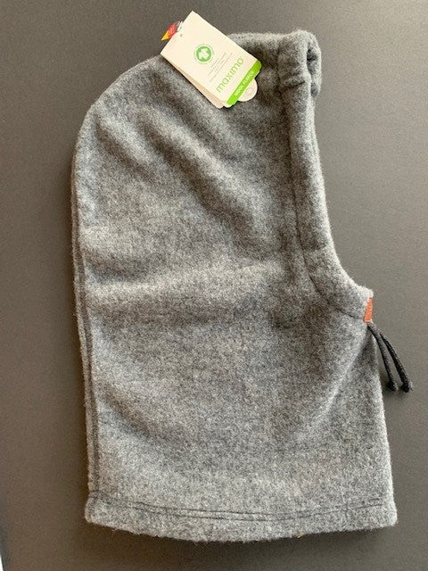 Maximo Kapuzen-Schlupfmütze - grau meliert maximo