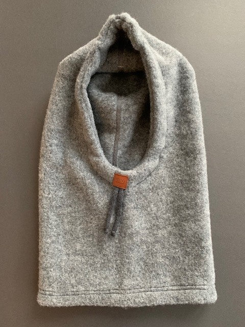 Maximo Kapuzen-Schlupfmütze - grau meliert maximo