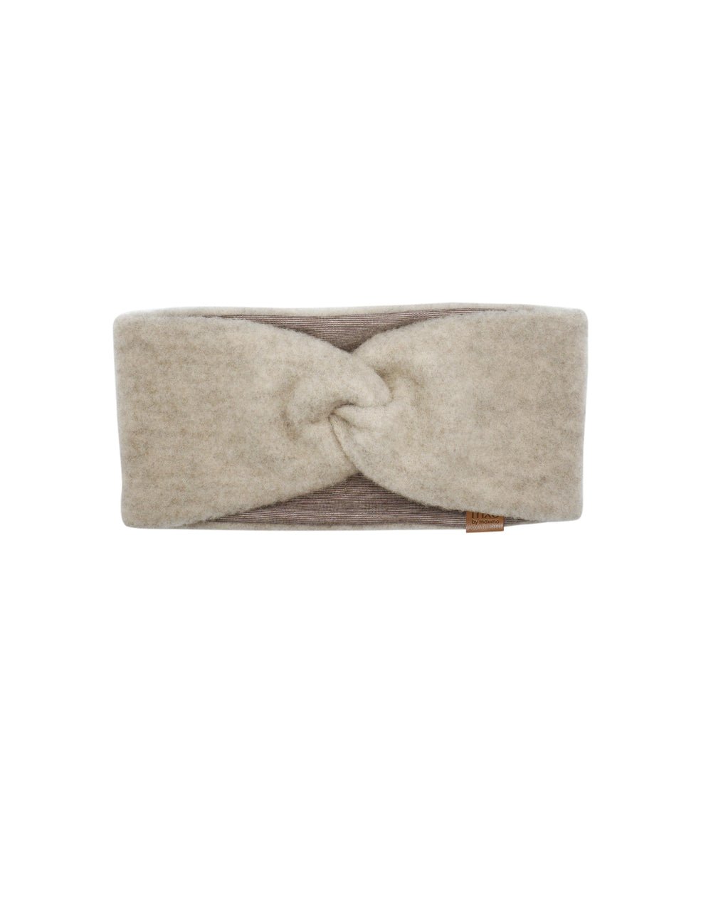 Maximo Knotenstirnband Wollfleece - beige maximo