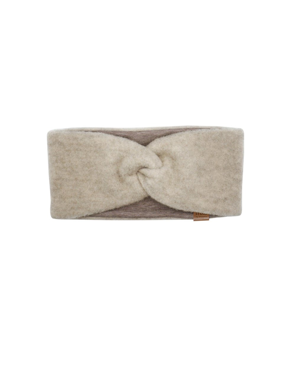 Maximo Knotenstirnband Wollfleece - beige - Familienbande