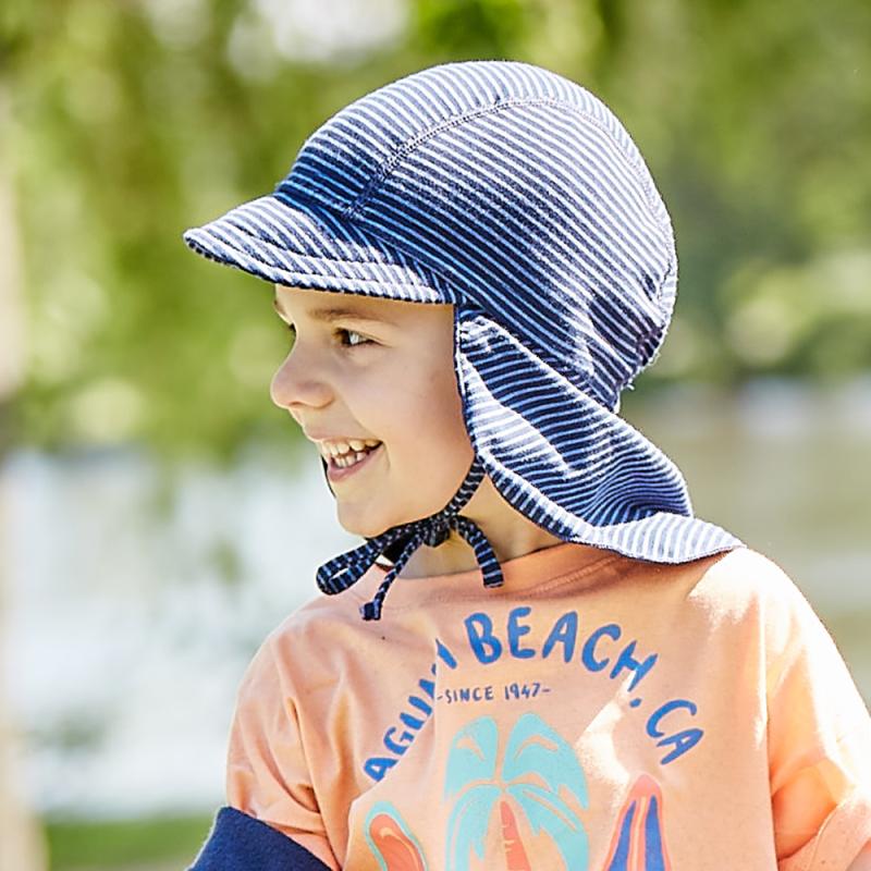 Maximo Mini Schildmütze mit Band - dunkelmarine-blue meliert Familienbande