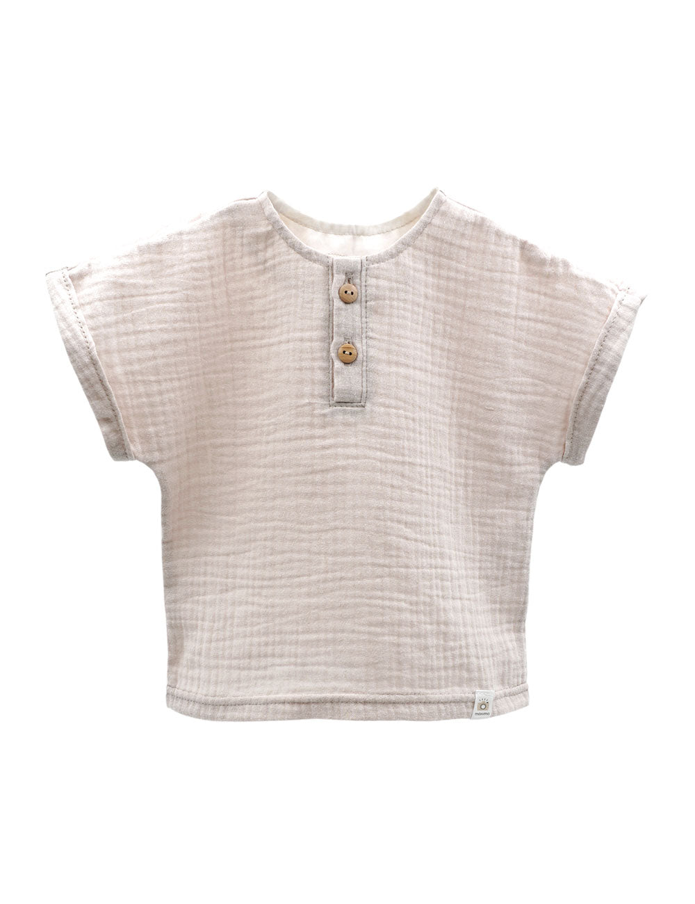 Maximo Musselin Hemd - beigemeliert maximo